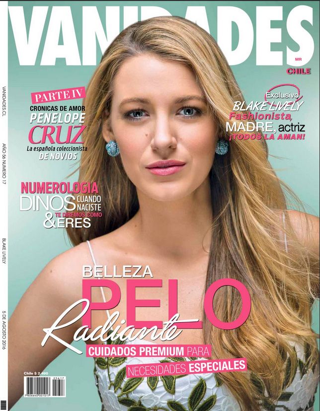 VANIDADES magazine side cover 5 August 2016