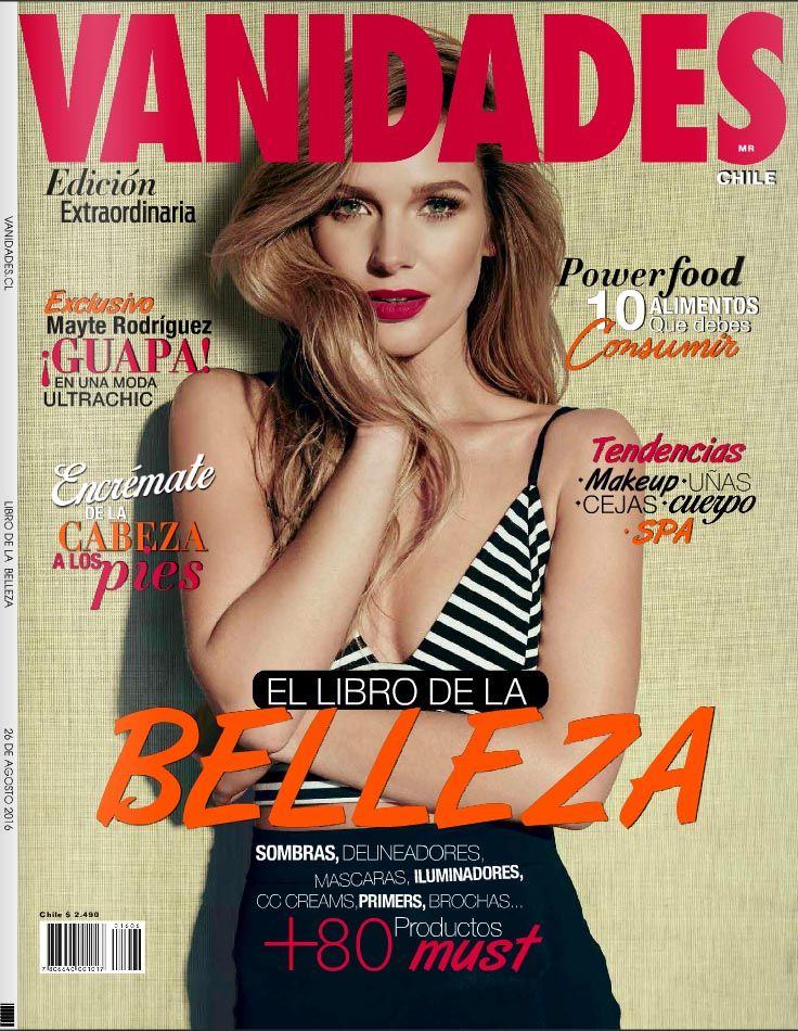 VANIDADES magazine side cover 26 August 2016