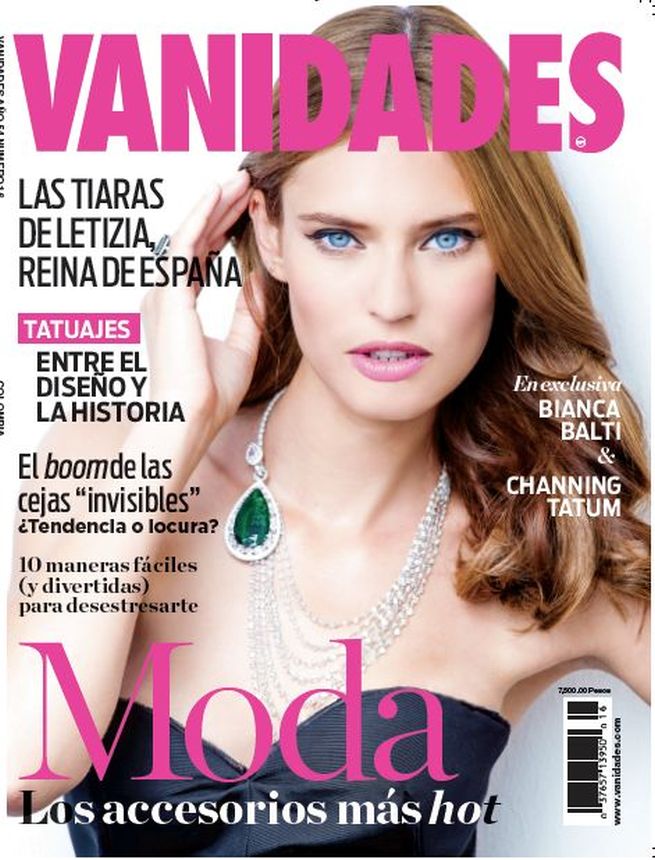 VANIDADES COLOMBIA magazine side cover 4 August 2014