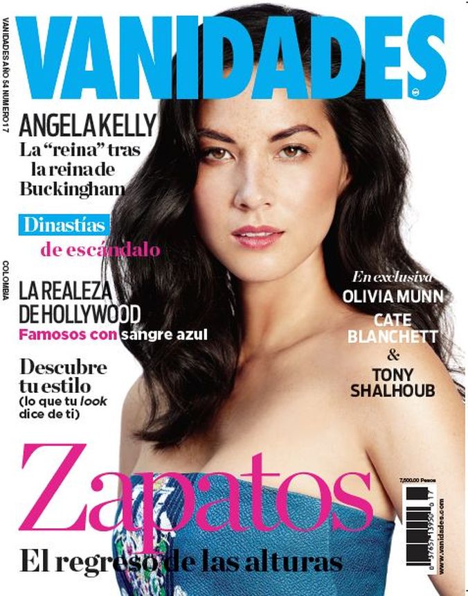 VANIDADES COLOMBIA magazine side cover 20 August 2014