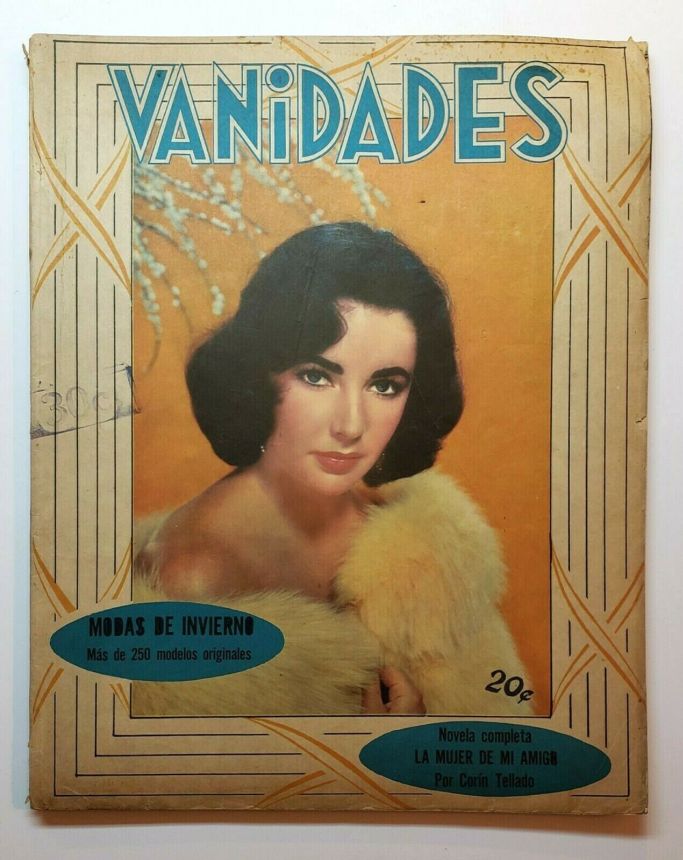 VANIDADES (CUBA) magazine side cover   1958