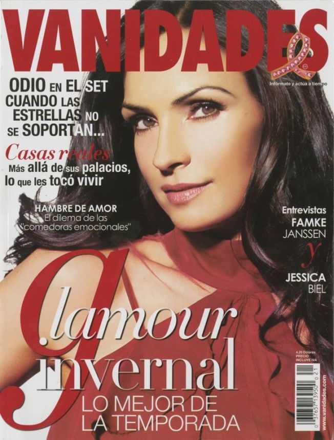 VANIDADES ECUADOR magazine side cover 10 October 2012