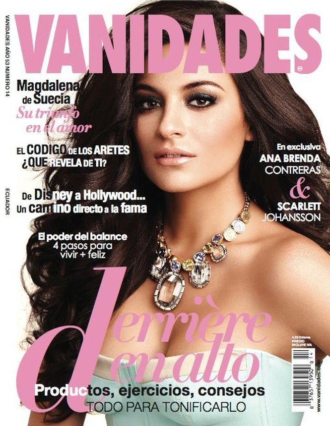 VANIDADES ECUADOR magazine side cover 15 July 2013