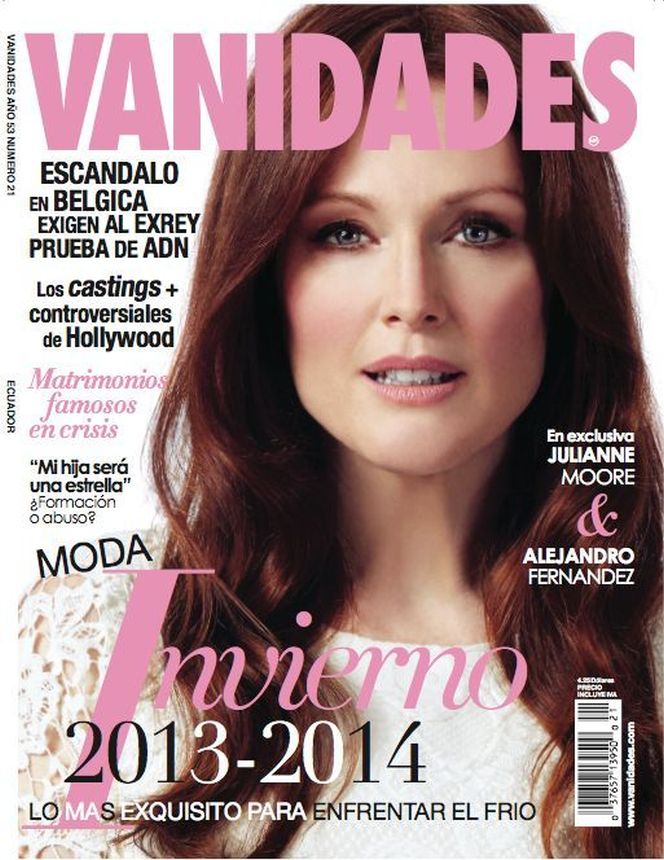 VANIDADES ECUADOR magazine side cover 15 October 2013
