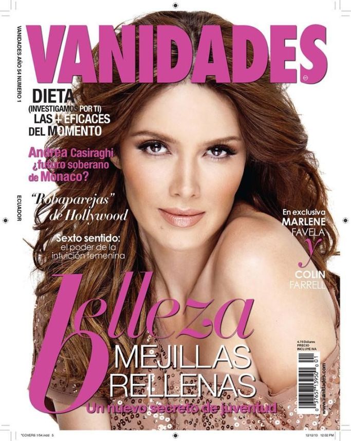 VANIDADES ECUADOR magazine side cover 6 January 2014