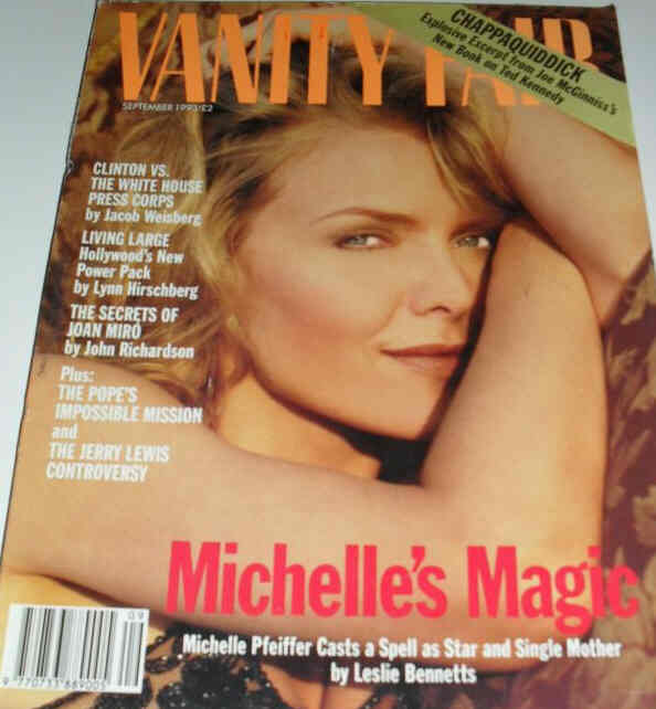 VANITY FAIR UK magazine side cover  September 1993