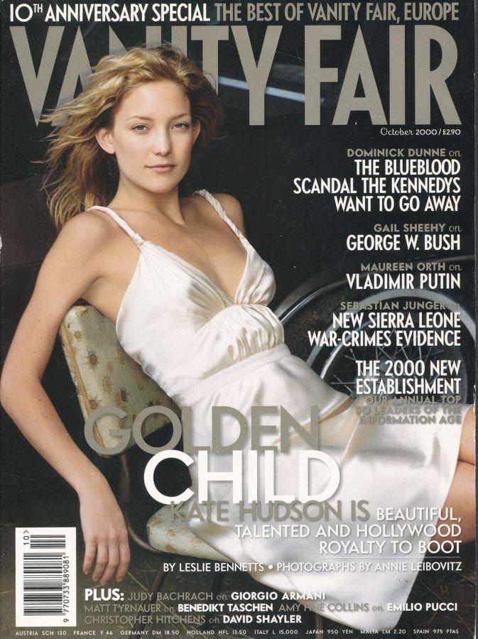 VANITY FAIR UK magazine side cover  October 2000
