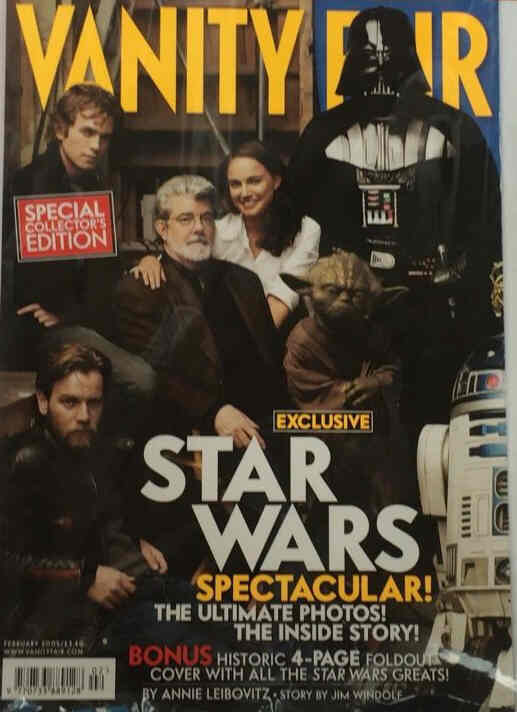 VANITY FAIR UK magazine side cover  February 2005