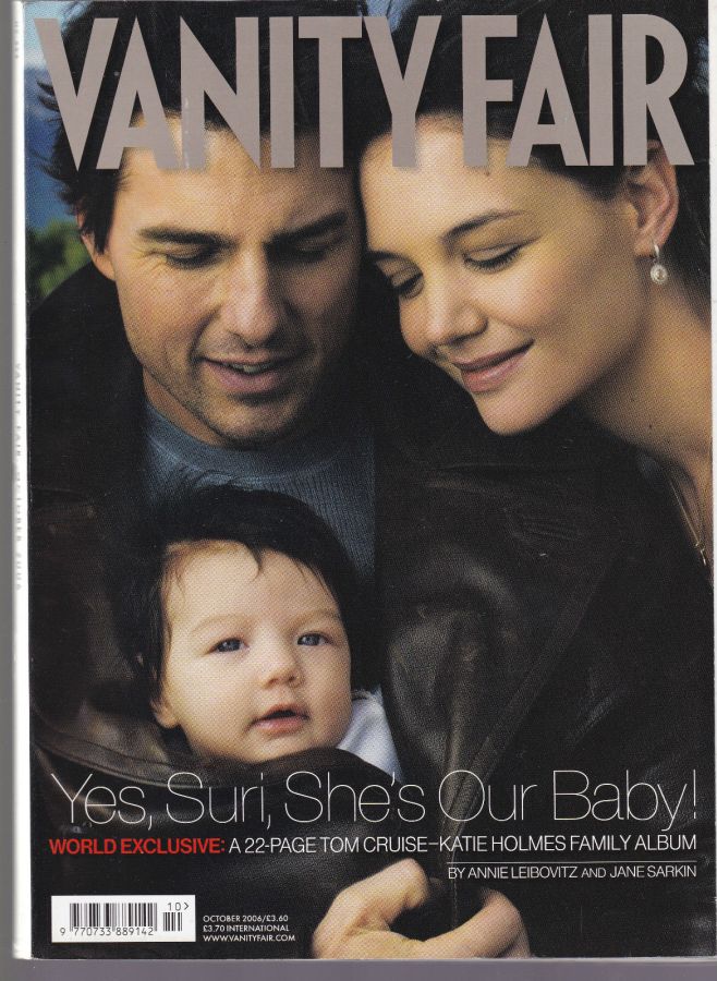 VANITY FAIR UK magazine side cover  October 2006