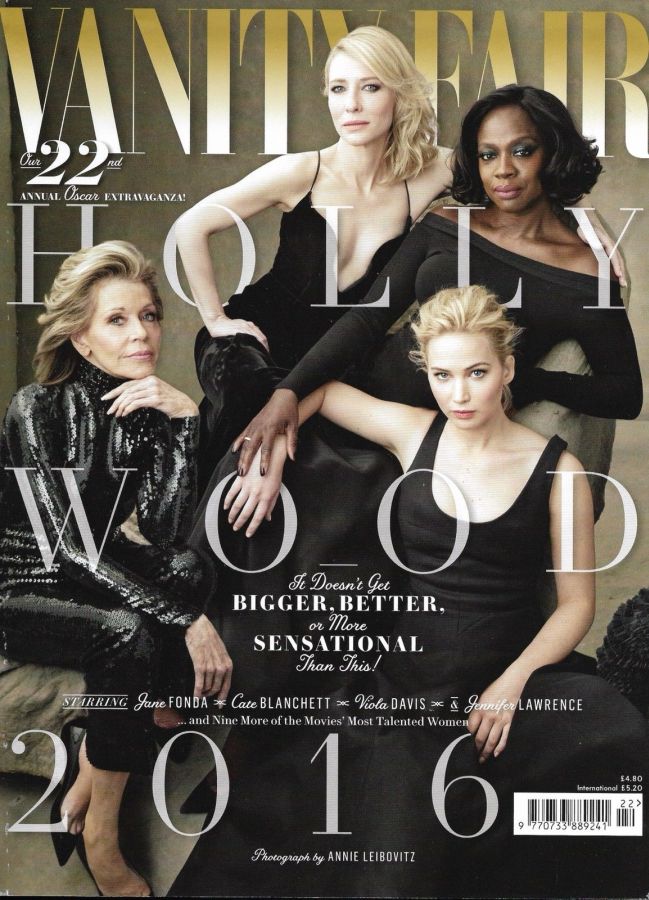 VANITY FAIR UK magazine side cover  March 2016