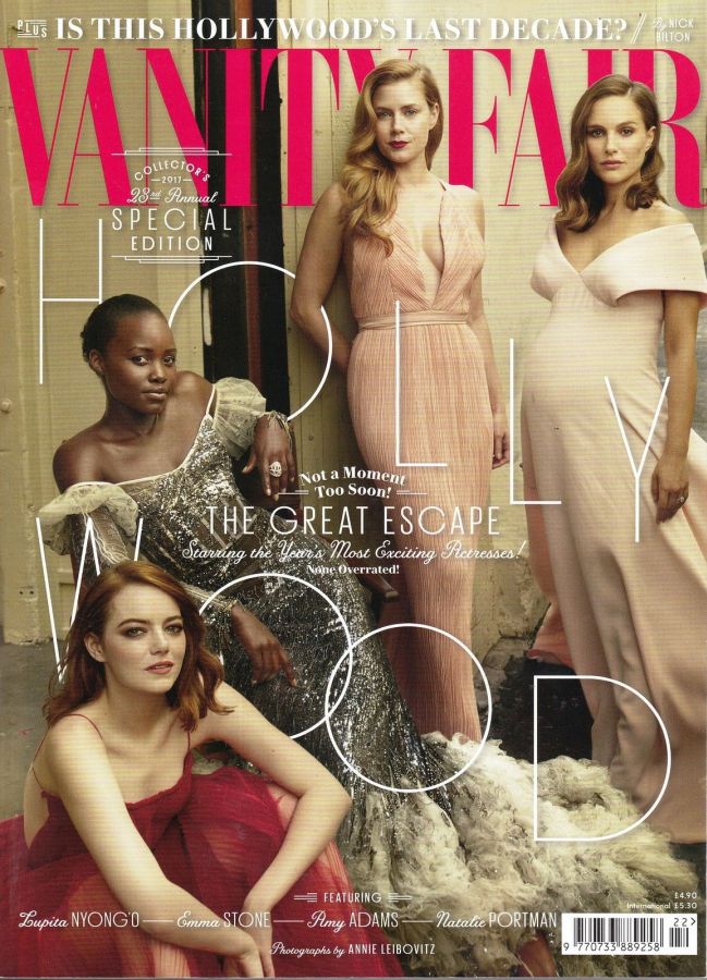 VANITY FAIR UK magazine side cover  March 2017