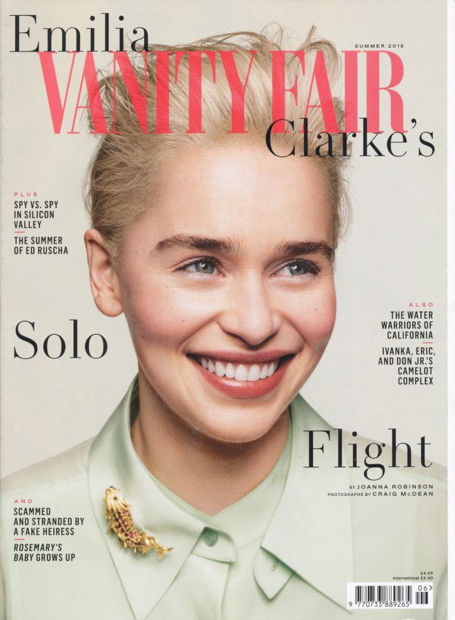 VANITY FAIR UK magazine side cover Summer 2018