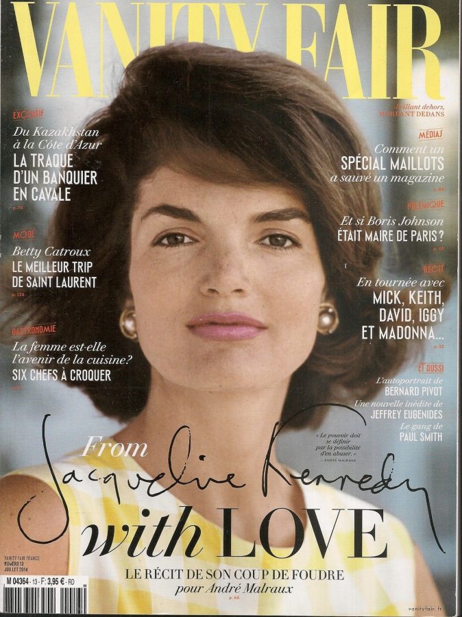 VANITY FAIR (Fr) magazine side cover Issue 13 July 2014