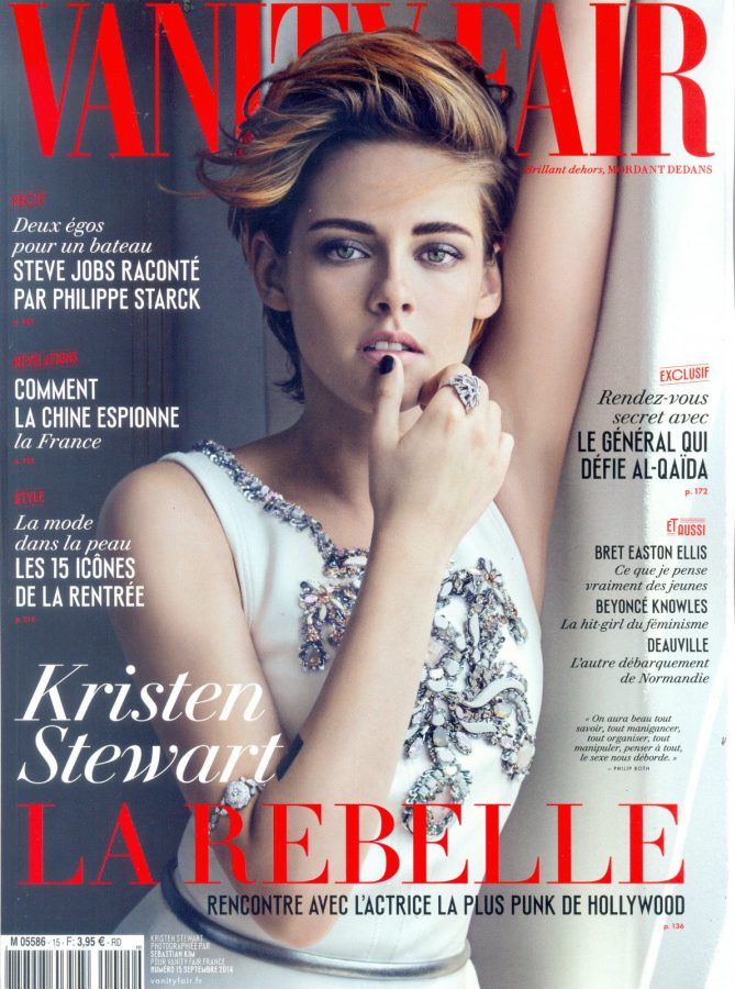 VANITY FAIR (Fr) magazine side cover Issue 15 September 2014