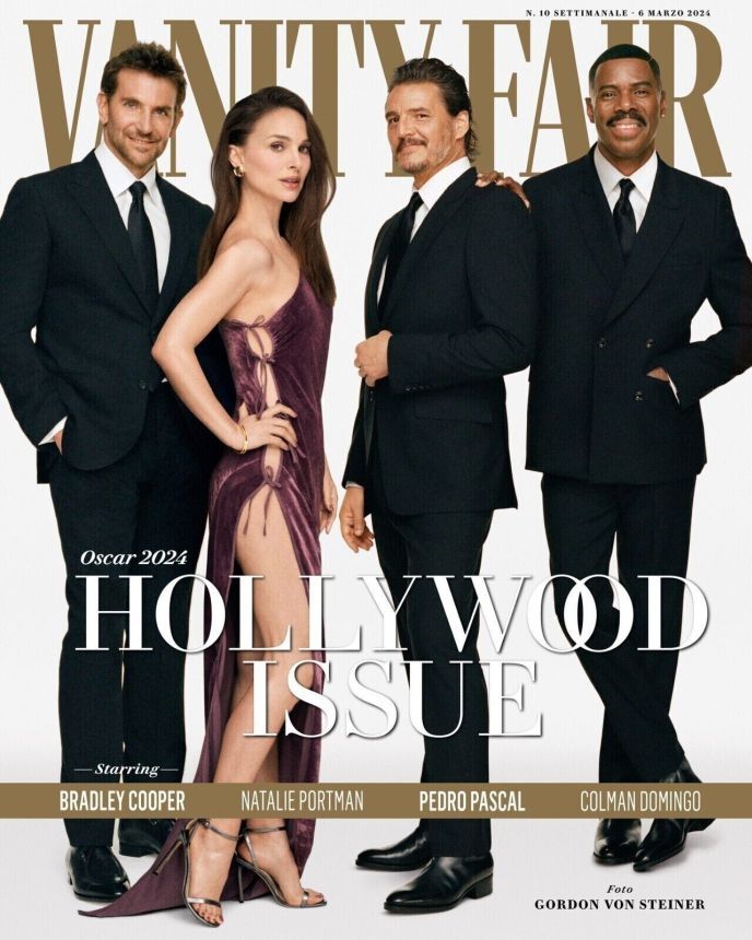 VANITY FAIR (Italy) magazine side cover Issue 10 6 March 2024