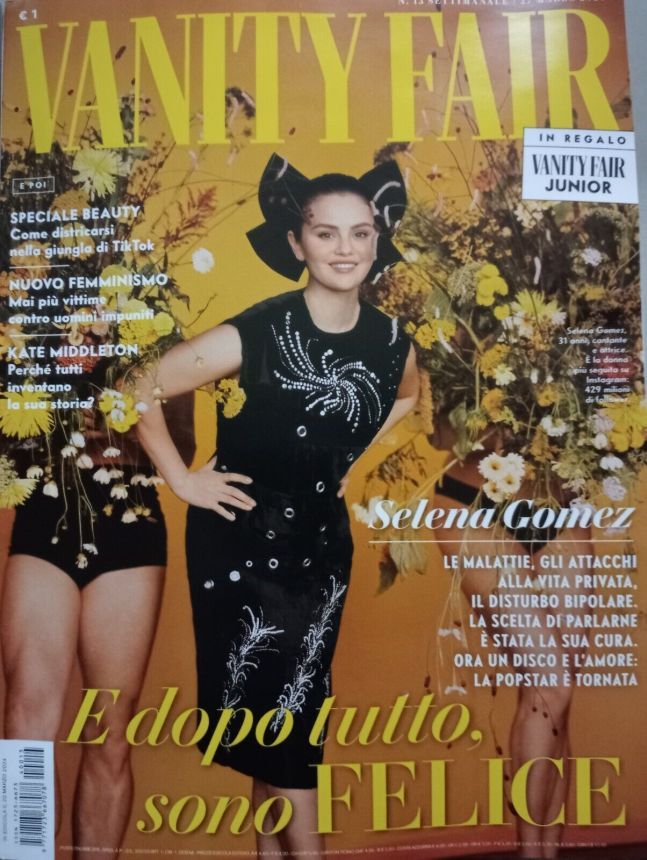 VANITY FAIR (Italy) magazine side cover Issue 12 20 March 2024