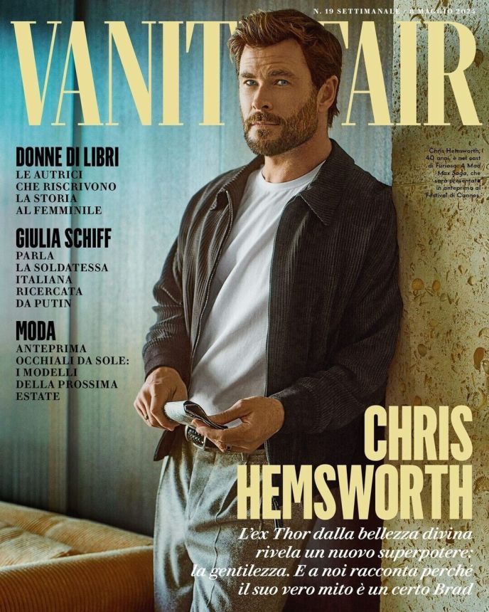VANITY FAIR (Italy) magazine side cover Issue 19 8 May 2024