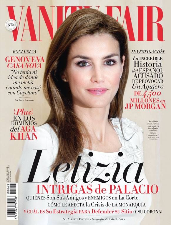 VANITY FAIR (Spain) magazine side cover Issue 65 January 2014