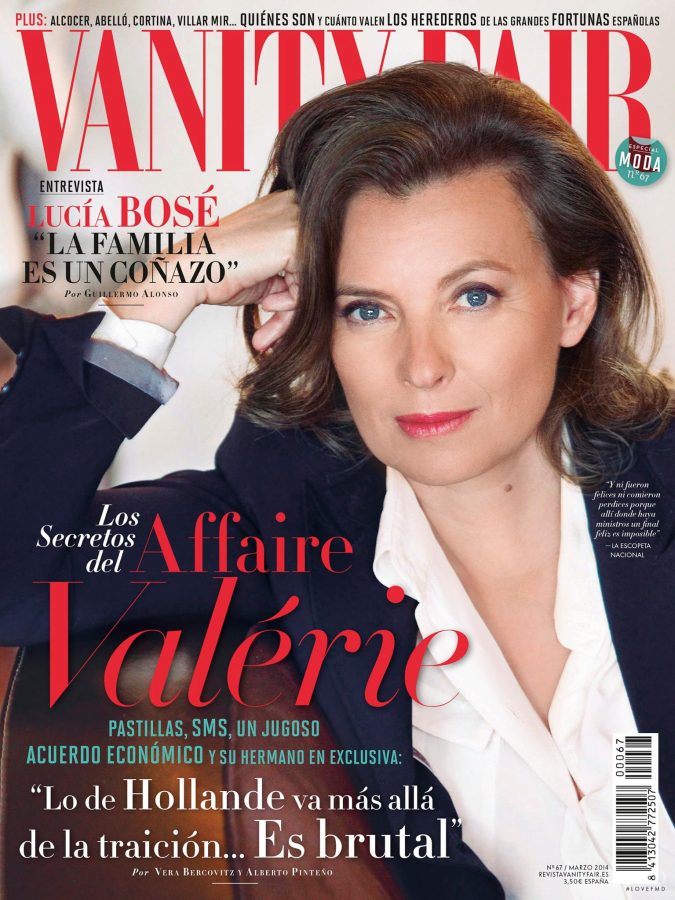 VANITY FAIR (Spain) magazine side cover Issue 67 March 2014