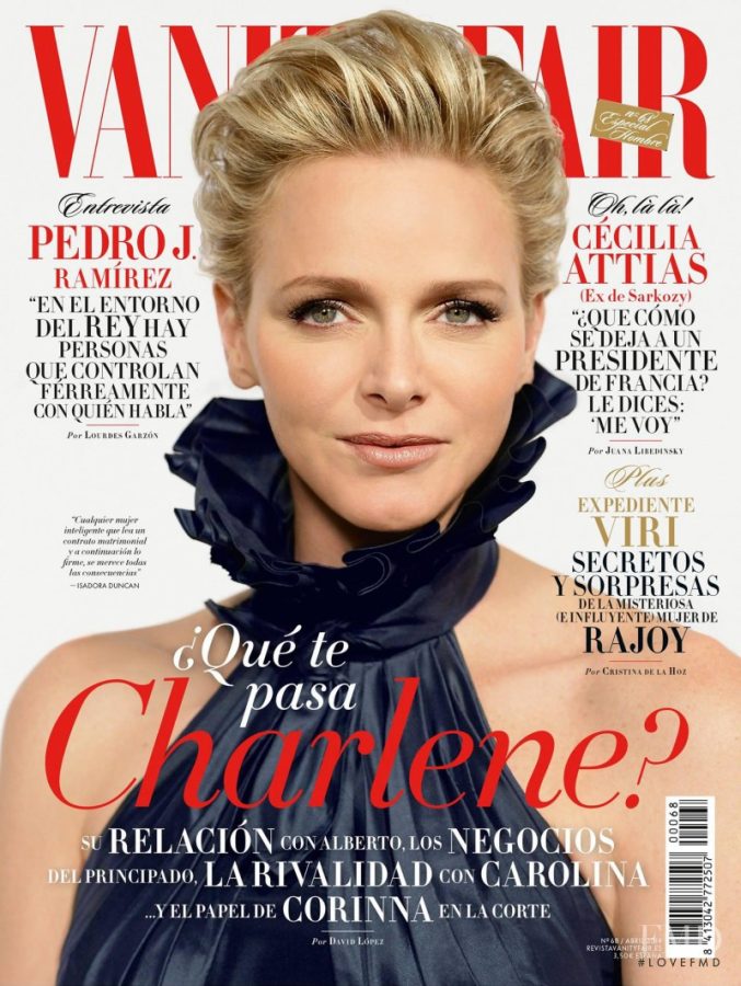 VANITY FAIR (Spain) magazine side cover Issue 68 April 2014