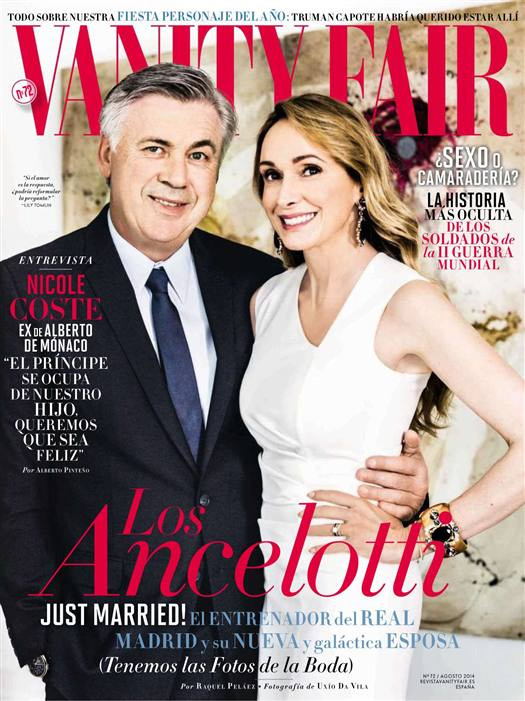 VANITY FAIR (Spain) magazine side cover Issue 72 August 2014
