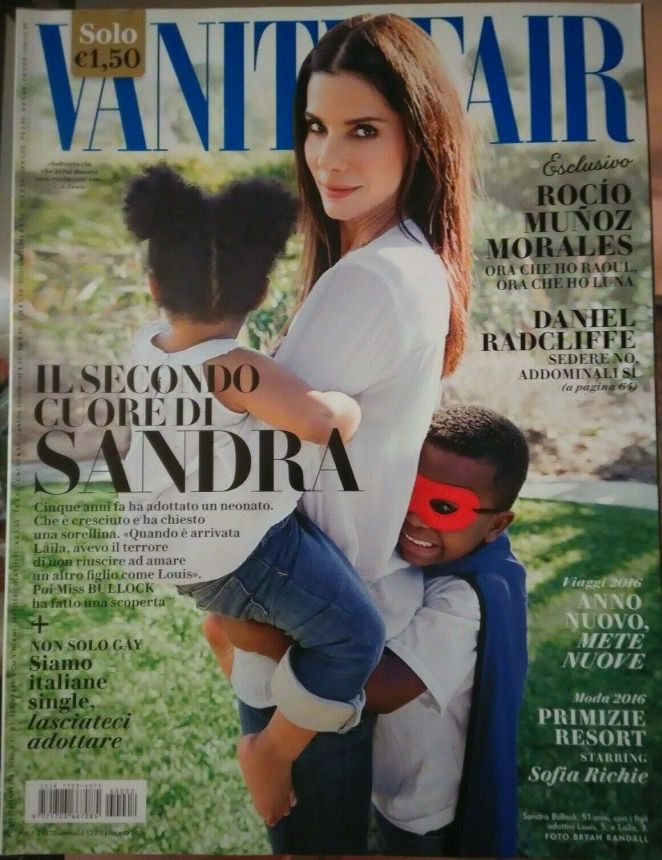 VANITY FAIR (Italy) magazine side cover Issue 1-2 20 January 2016
