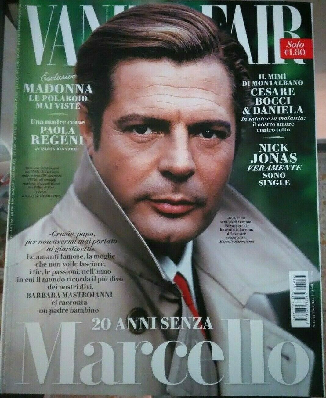 VANITY FAIR (Italy) magazine side cover Issue 14 13 April 2016