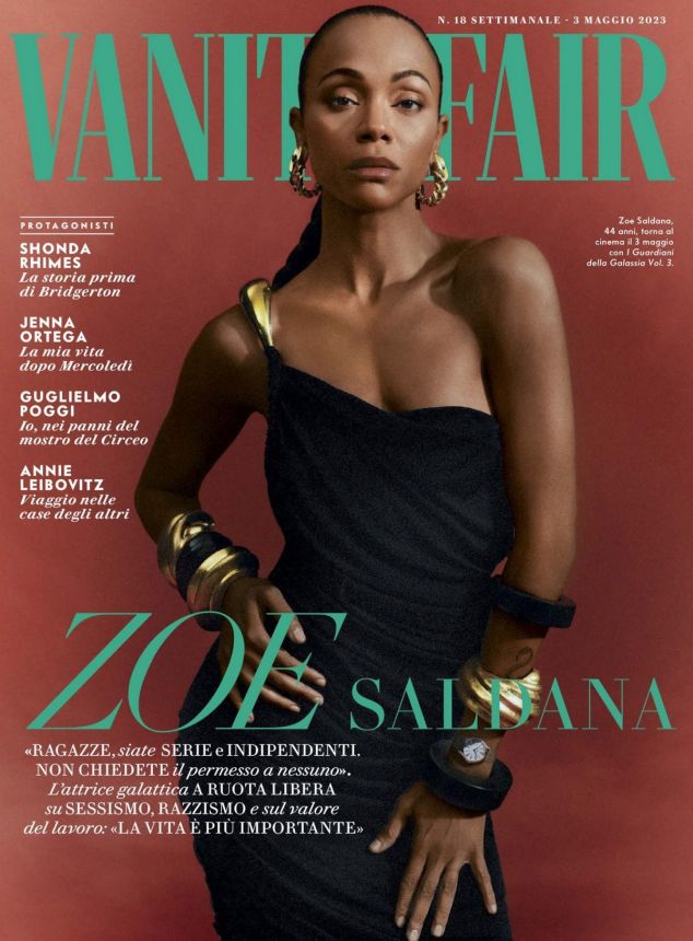 VANITY FAIR (Italy) magazine side cover 3 May 2023