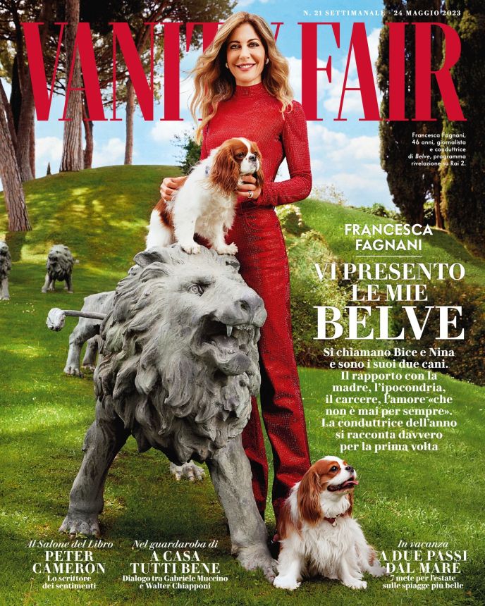 VANITY FAIR (Italy) magazine side cover 24 May 2023