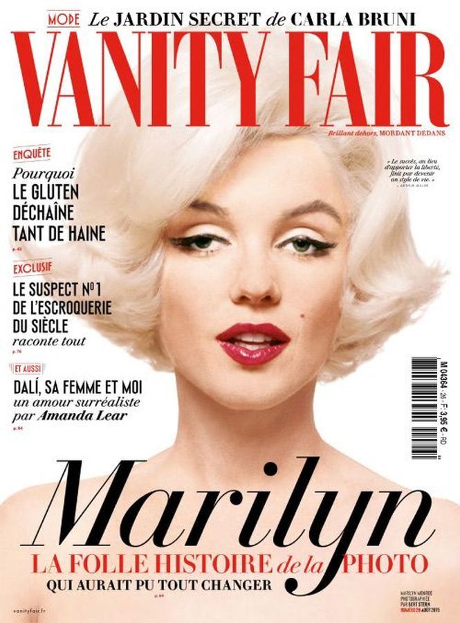 VANITY FAIR (Fr) magazine side cover Issue 26  August 2015