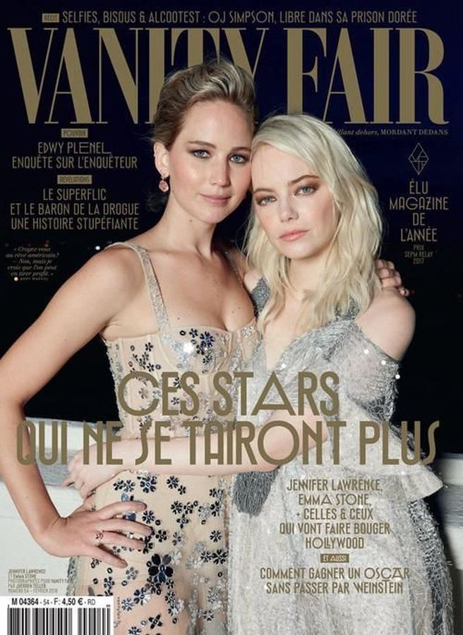 VANITY FAIR (Fr) magazine side cover Issue 54  February 2018
