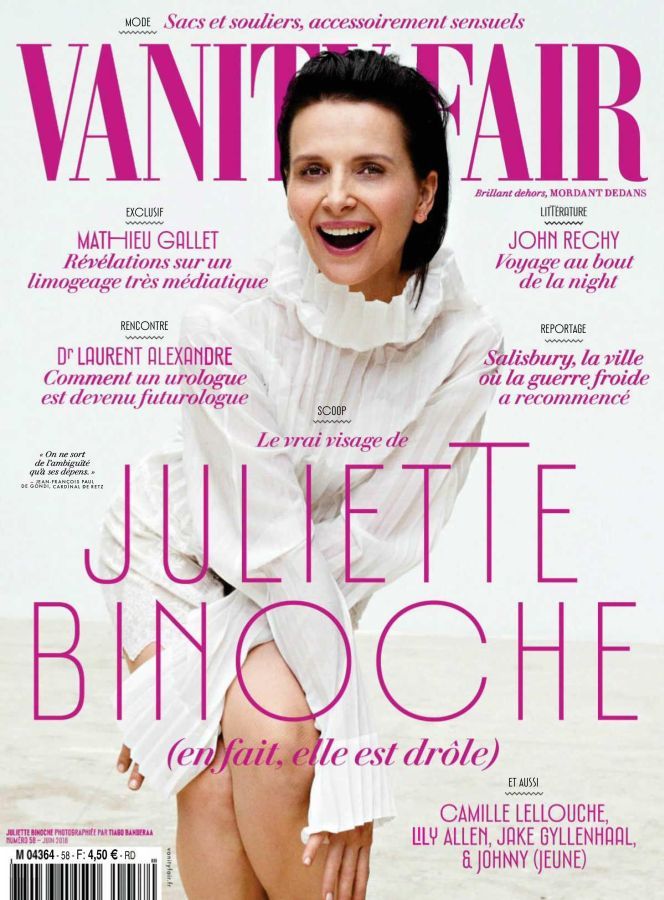 VANITY FAIR (Fr) magazine side cover Issue 58  June 2018
