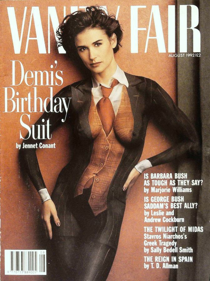 VANITY FAIR UK magazine side cover  August 1992