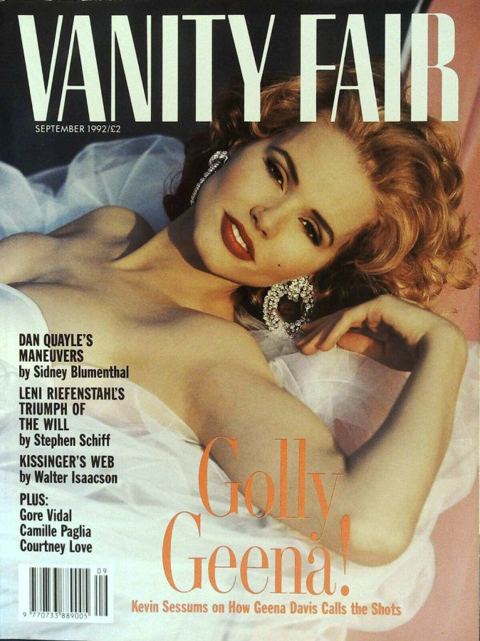VANITY FAIR UK magazine side cover  September 1992