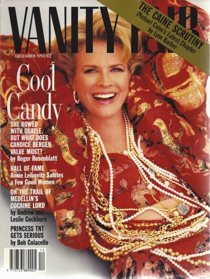 VANITY FAIR UK magazine side cover  December 1992