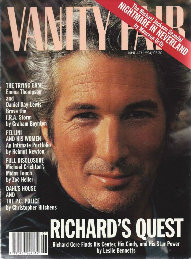 VANITY FAIR UK magazine side cover  January 1994