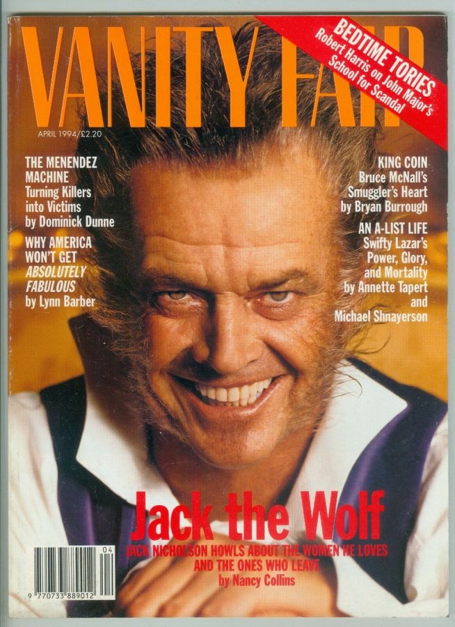 VANITY FAIR UK magazine side cover  April 1994
