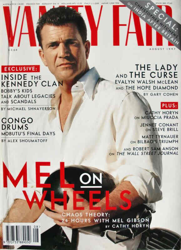 VANITY FAIR UK magazine side cover  August 1997