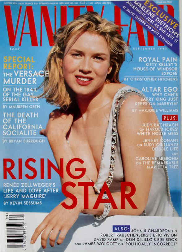 VANITY FAIR UK magazine side cover  September 1997