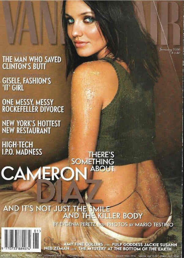 VANITY FAIR UK magazine side cover  January 2000