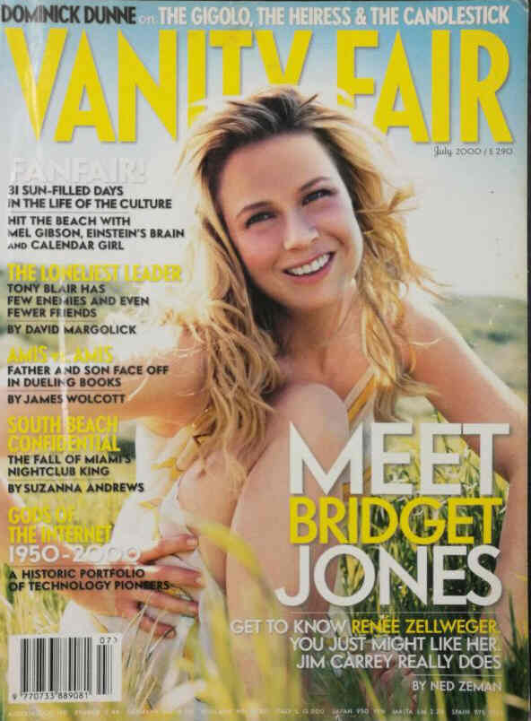 VANITY FAIR UK magazine side cover  July 2000