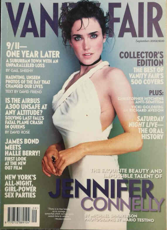 VANITY FAIR UK magazine side cover  September 2002