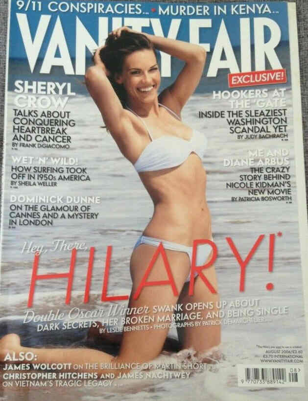 VANITY FAIR UK magazine side cover  August 2006