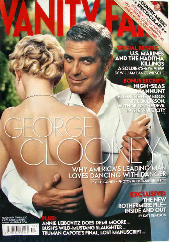 VANITY FAIR UK magazine side cover  November 2006