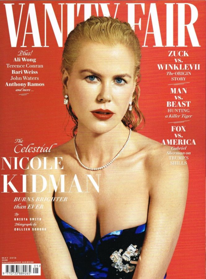 VANITY FAIR UK magazine side cover  May 2019