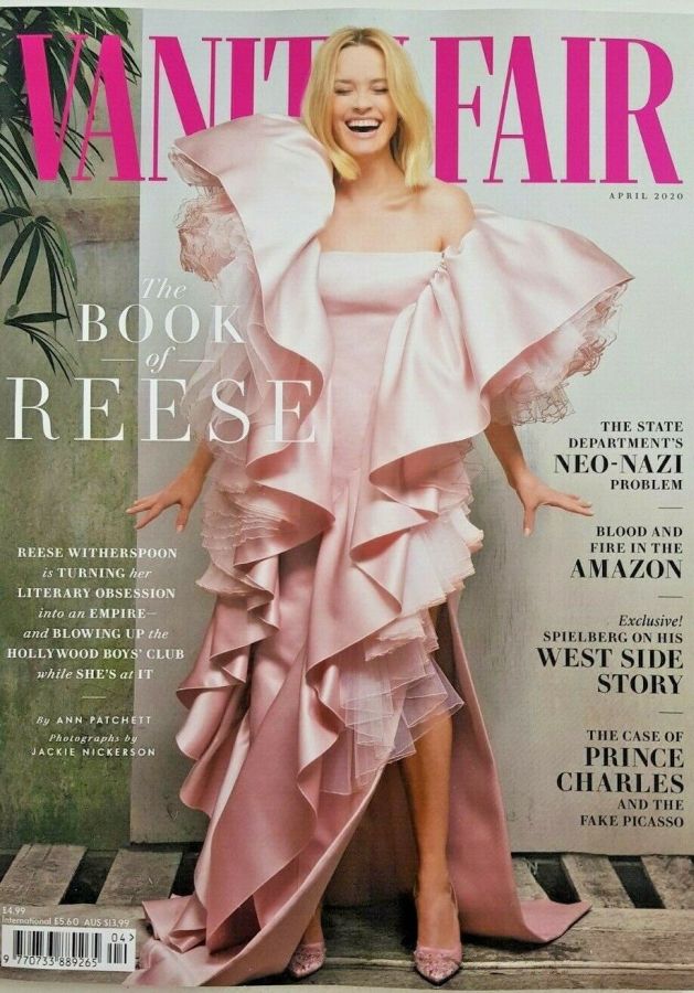VANITY FAIR UK magazine side cover  April 2020