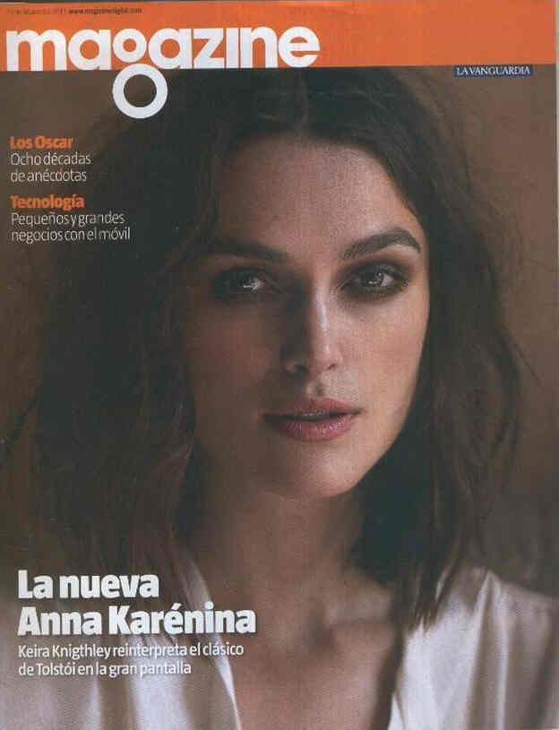 VANGUARDIA magazine side cover 24 February 2013
