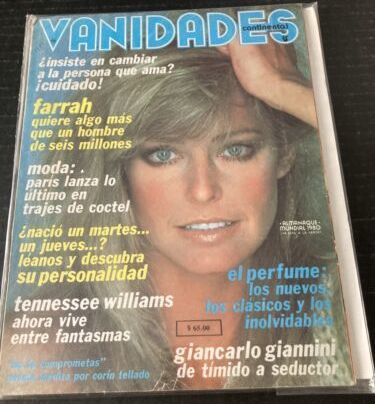 VANIDADES magazine side cover Issue 24  November 1979