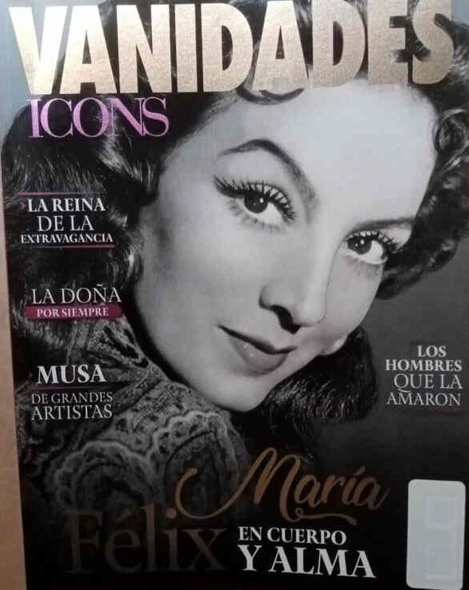 VANIDADES ICONS magazine side cover  May 2018