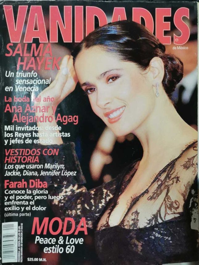 VANIDADES (Mex) magazine side cover  October 2002